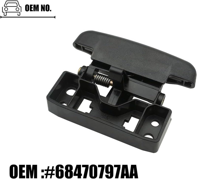 LXROAR01 Center Console Latch Compatible with Jeep Wrangler JL 2018 2019 2020 2021 2022 2023 2024 Year, Console Lid Latch for 68470797AA - Image 4